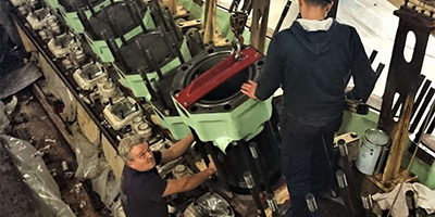Maintenance préventive propulsion paquebot adr